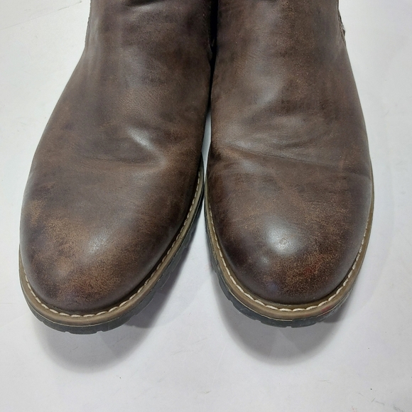 BRUNO MARC Men\'s Brown Leather Chelsea Boots size 12 main image 12